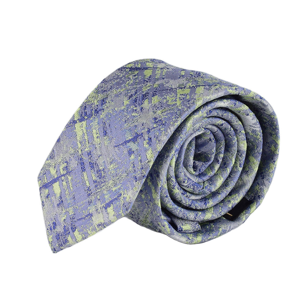 Krawatte mit Einstecktuch in hellblau