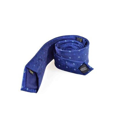 KRAWATTE FLORAL ROYALBLAU