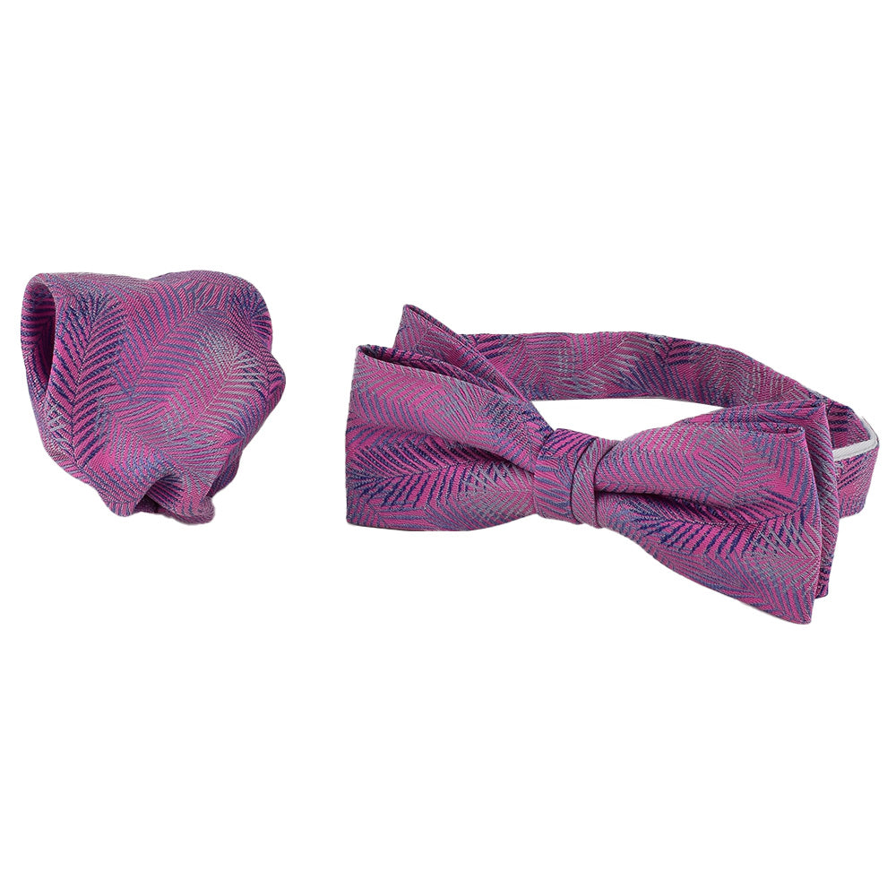 Schleife mit Einstecktuch in pink