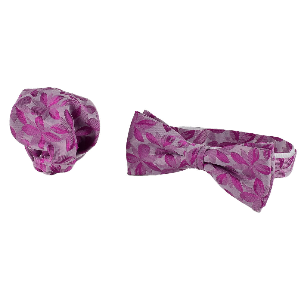 Schleife mit Einstecktuch in pink