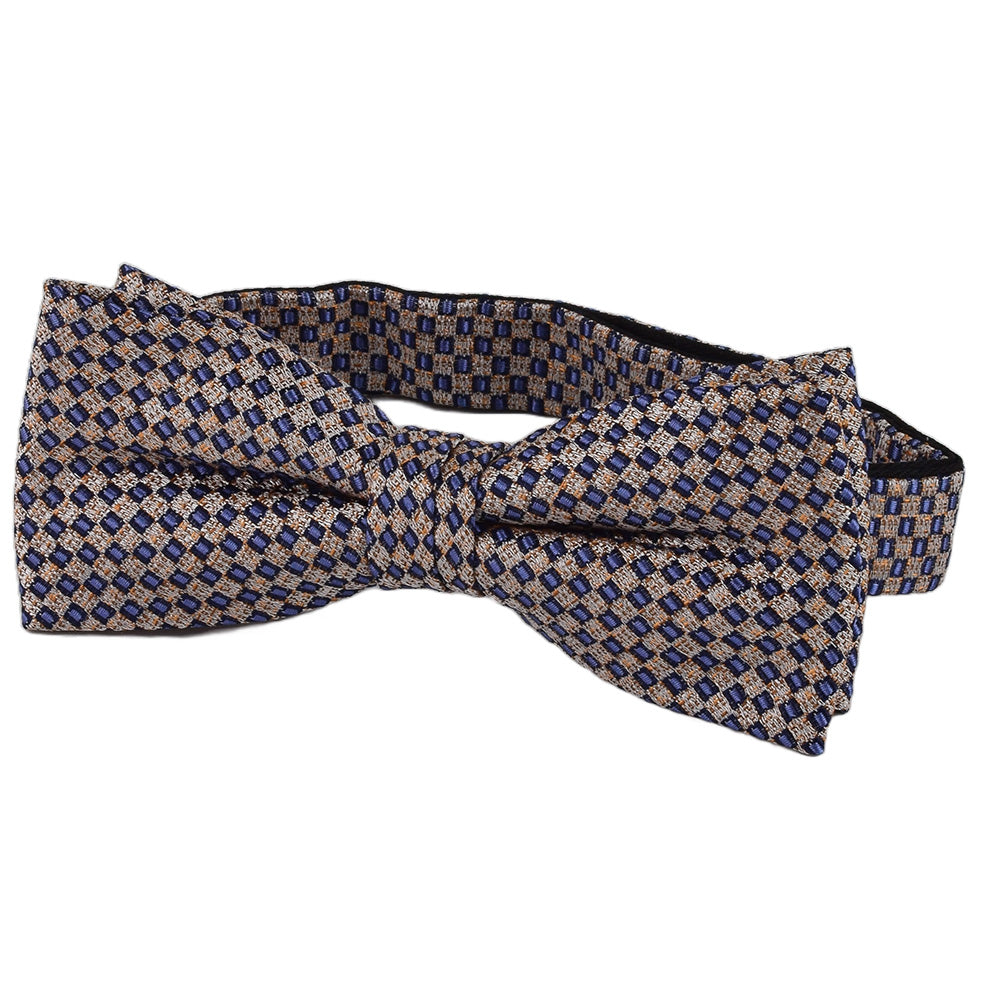 Herren Schleife mit Einstecktuch in cognac