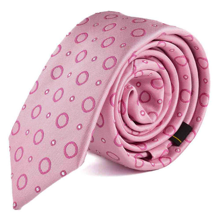 KRAWATTE CIRCLE ROSA