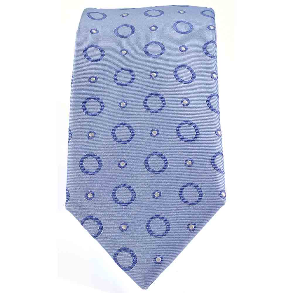 KRAWATTE CIRCLE HELLBLAU
