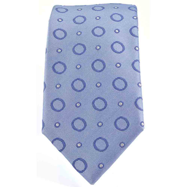 KRAWATTE CIRCLE HELLBLAU