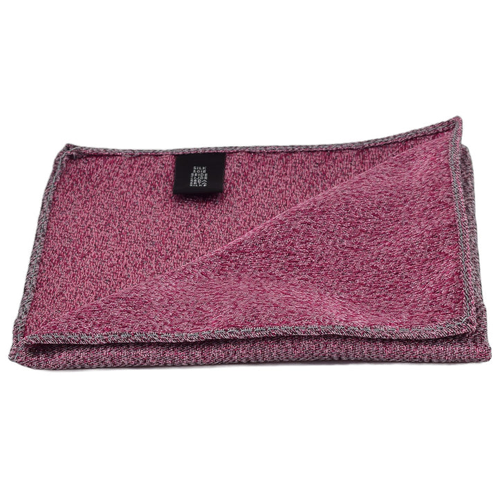Elegante Krawatte mit Einstecktuch in rosa
