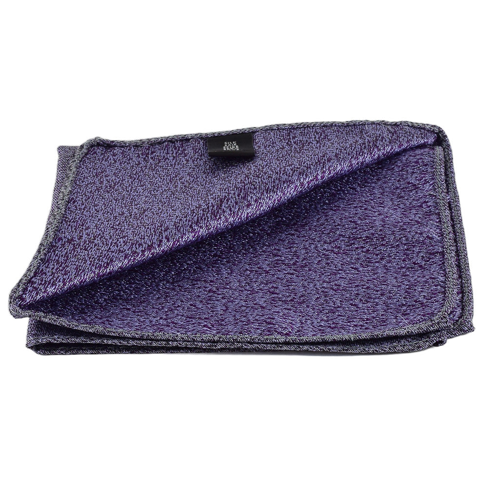 Elegante Krawatte mit Einstecktuch in flieder