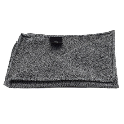 Elegante Krawatte mit Einstecktuch in grau