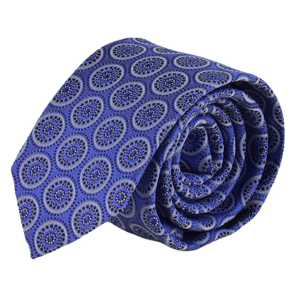 herrenkrawatte in royalblau