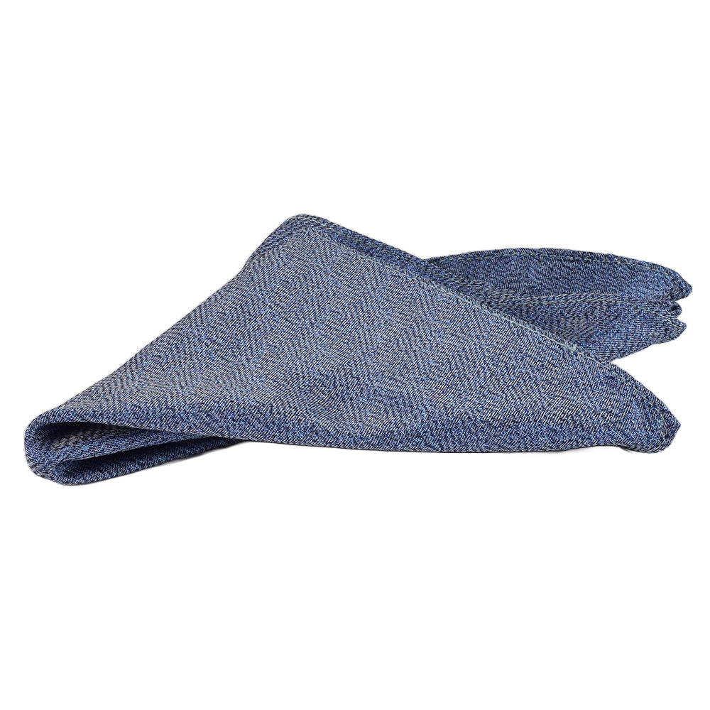 Einstecktuch in blau