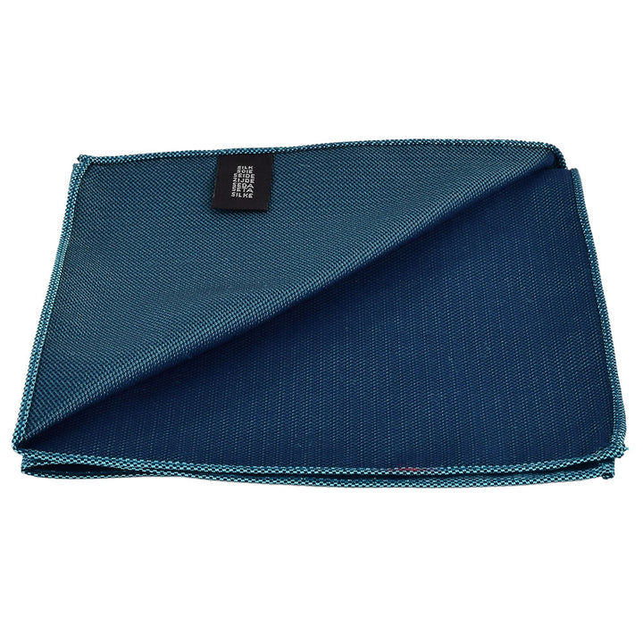 KRAWATTE | EINSTECKTUCH SET GABICCE PETROL