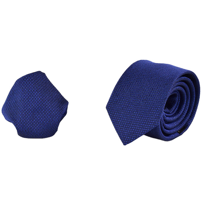 KRAWATTE | EINSTECKTUCH SET BROOKLYN ROYALBLAU