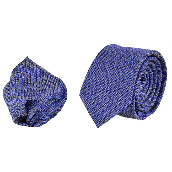 KRAWATTE | EINSTECKTUCH SET BUDAPEST BLAU