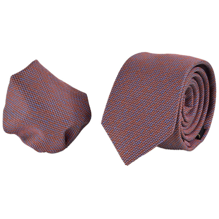 KRAWATTE | EINSTECKTUCH SET BUDAPEST ORANGE