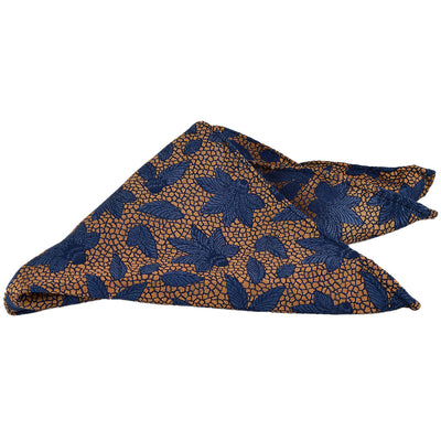 SCHLEIFE RIGA MIT EINSTECKTUCH COGNAC