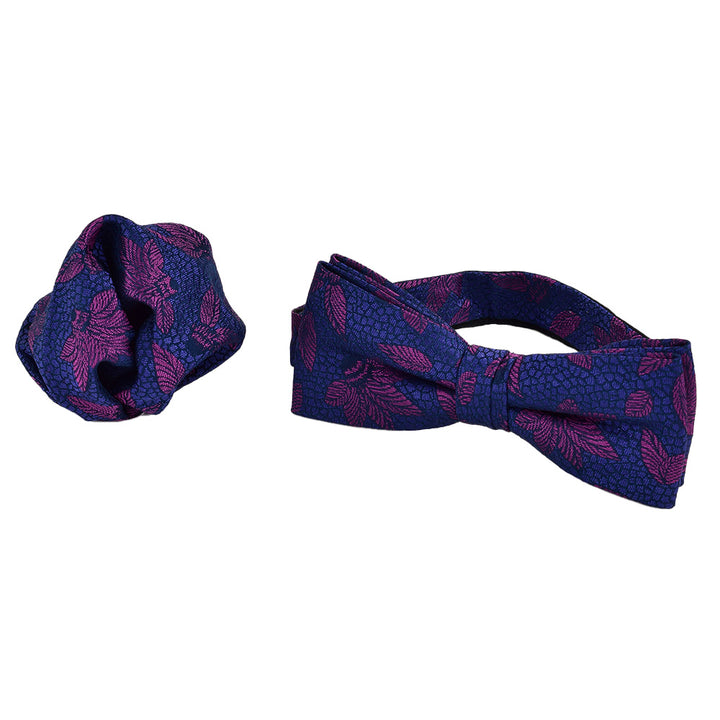 SCHLEIFE RIGA MIT EINSTECKTUCH ROYALBLAU